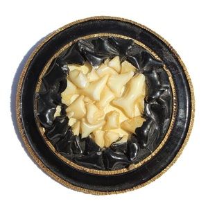 Vintage Les Bernard Victorian Revival Teeth Brooch